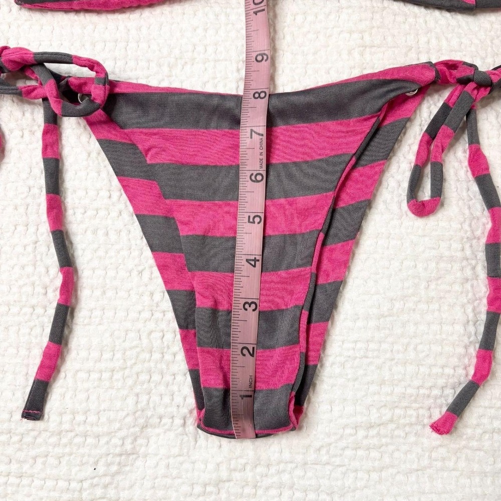 handmade stripe bikini set - Picture 6 of 6